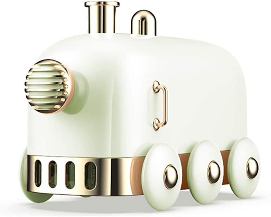HANNEA Humidifier for Room Mini Train Portable Mini 300ml Quiet Aroma Diffuser with USB Charge Cool Mist Air Humidifiers Auto Shut Off and Colored Lights for Desktop/Office/Bedroom/Car HANNEA Humidifier for Room Mini Train Portable Mini 300ml Quiet Aroma Diffuser with USB Charge Cool Mist Air Humidifiers Auto Shut Off and Colored Lights for Desktop/Office/Bedroom/Car